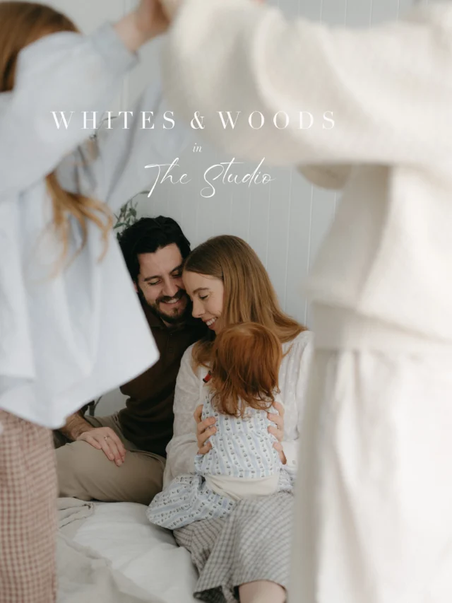 While our own storytelling days in the studio are drawing to a close, we are thrilled to share with you that @whitesandwoods will be stepping into this space in 2027. 

For those of you who may not already know, Hayley and Christian — the extraordinary duo behind Whites and Woods — are in fact my dear sister and brother in law. Yes, you read it right…two photographers in the one family. 🙌🏻

It is both comforting and heartwarming to know that the little studio we designed, created and poured ourselves into will continue to tell the story of families in our community with Whites and Woods. I couldn’t have parted with such a space to anyone else. 🤍

H+C will be sharing more of what you can expect for 2027 in the coming day and weeks. But for now, I leave you with these snaps of them and their trio of darling girls in the studio. 🤩